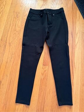 Hunter & Brown Black Stretch Ponte Skinny Pants